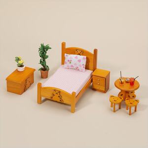 迷你家具过家家森贝尔家族儿童散货公仔房子玩具baizongkai12395