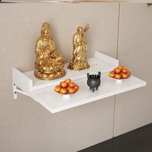 灶王爷灶神观音供奉农村堂屋神台供佛佛龛架子家用简约现代供奉台