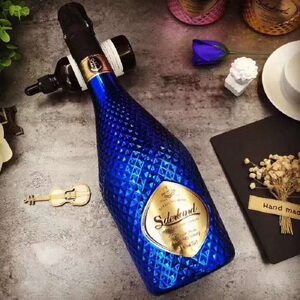森德兰宝石蓝香槟起泡酒气泡葡萄酒sparklingwe750ml果酒甜酒包邮