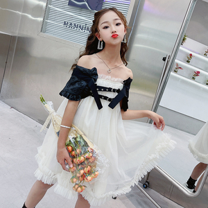 童装夏季女童连衣裙2022新款韩版儿童抹胸纱裙小女孩公主裙洋气潮
