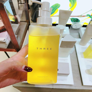 日本three小三卸妆油185ml天然温和无刺激深层清洁正品脸部卸妆