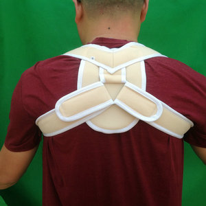 成人锁骨固定带学生背部矫正纠正带含胸驼背八字绷带肩胛骨骨折