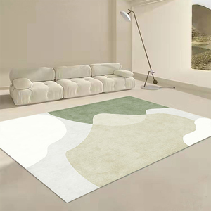 北欧ins风地毯客厅2023新款可擦洗皮革茶几毯卧室防水免洗pvc地垫