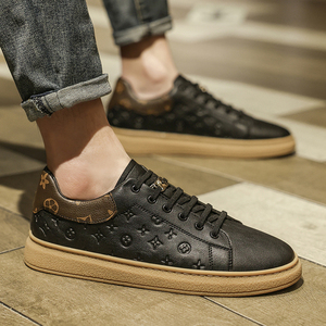 小黑鞋休闲百搭潮鞋子男鞋夏季透气薄款平板鞋2022新款卡斯诺丁118