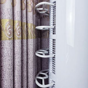 格力天丽空调防吸窗帘支架杆美的圆柱立式柜机后面进风口撑隔万能