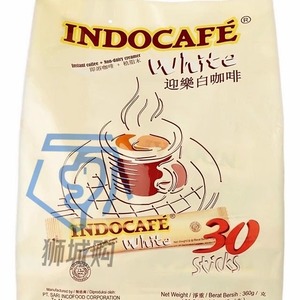 马来西亚直邮Indocafe迎乐原装进口原味三合一白咖啡 30X12G现货