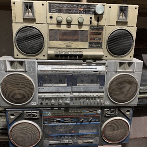 老式录音机收音机磁带机卡带机8090年代怀旧老物件二手旧收录音机