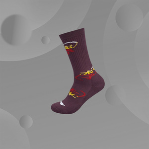 中国李宁时尚潮流夏季新款高筒长袜运动袜训练跑步袜子awlq116