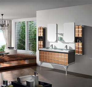 格拉仕伦奢华浴室柜水晶玻璃2米双人洗手盆ga15103a