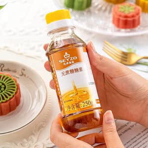 先卓无蔗糖糖浆250g广式月饼转化糖浆水饴麦芽糖糯米船烘焙原料