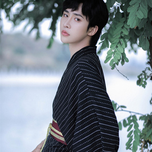 和服男四季改良中国风正装传统日式和服日本男士日系和风拍照服装