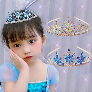 儿童皇冠头饰女童王冠三岁六岁女宝小公主女孩发箍宝宝戴头箍发卡