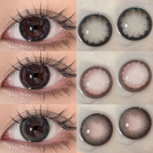 巨目黑美瞳大直径15超大款自然黑色半年抛女mm隐形眼镜官网正品tn