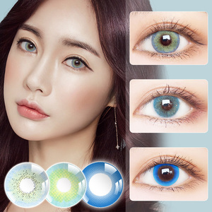 润瞳小直径蓝色美瞳cos混血欧美女年抛网红款男正品大牌隐形灰jl