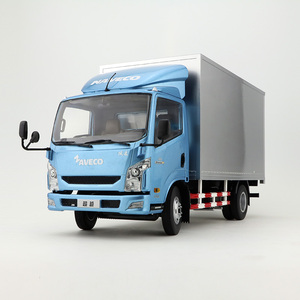1:18南京依维柯模型 跃进超越c300厢式货车箱柜卡车模型 原厂