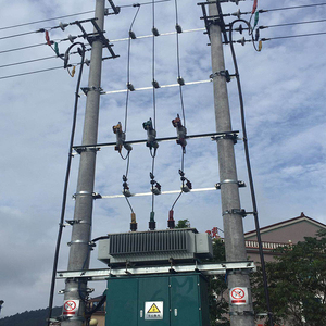 变压器台架槽钢托架热镀锌横担抱箍 加强半圆抱箍bg6-220熔丝具架