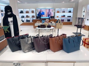 COACH 蔻驰 58849 女士MARKET 大号锁扣托特包 专柜款