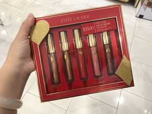 【国现】estee lauder 雅诗兰黛 圣诞限定唇釉套装2.7ml 五只装