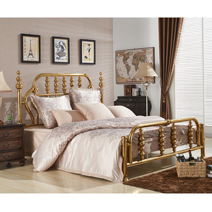 京大欧式经典设计 高端大气高品质奢华型 铜床双人床1.5米1.8米