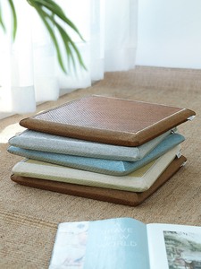 日本记忆棉坐垫椅子凉垫透气凉席垫椅垫办公室久坐屁股垫薄款座垫