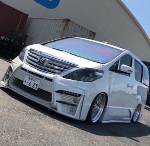 170 20系 埃尔法 威尔法 运动包围 改装 日版 前杠 后杠 机盖尾翼