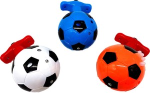 新款足球上劲发光陀螺户外音乐灯光旋转套装电动七彩闪光儿童玩具