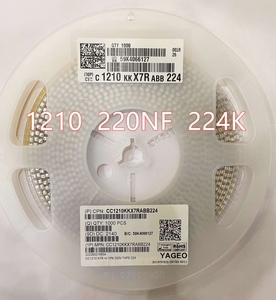 贴片陶瓷电容1210 220NF 224K X7R 精度10% 50V 100V 200V 250V
