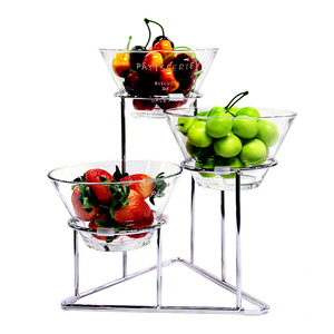 玻璃水果零食盘高级感果盘高档轻奢客厅茶几家用架子置物架高颜值