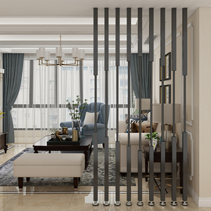 格栅隔断客厅