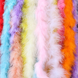 火鸡毛条11g平板绒羽毛彩色装扮服装饰品包包diy手工材料