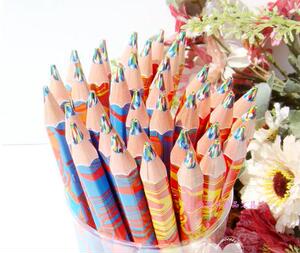买4赠1 创意 彩虹混色涂鸦 彩色铅笔 DIY写日记 儿童涂鸦彩铅笔