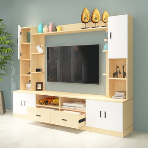 电视墙边柜立柜