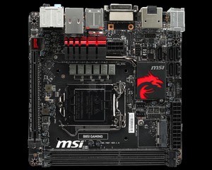 MSI/微星B85I GAMING主板1150四代Mini-ITX迷你17x17wifi无线