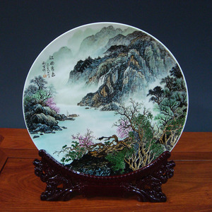 定做陶瓷盘子摆件