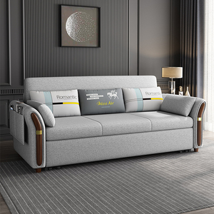 沙发床折叠两用2024新款 双人客厅床沙发一体多功能2米长可以当床