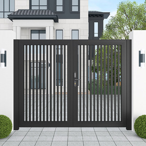 别墅入户大门对开