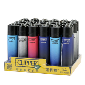 CLIPPER可利福CP11砂轮式火石可充气火机个性创意防爆礼物打火机