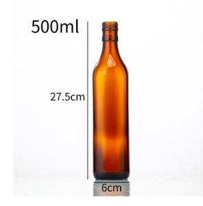 棕色加厚玻璃密封酒瓶500ml劲酒瓶黄酒瓶白酒瓶药酒瓶子空瓶批发
