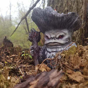 毒蘑菇之歌 吃货摆件蘑菇怪现行树脂摆件 餐桌酒吧镇宅