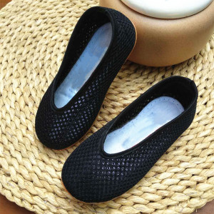 老北京儿童布鞋男童网眼鞋夏透气凉爽汉服鞋女童宝宝表演鞋民族风