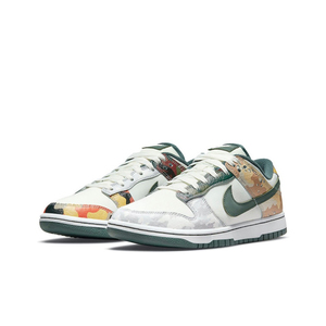 nike dunk low 迷彩 不对称鸳鸯 男女休闲低帮板鞋dh0957-001-100
