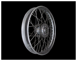 哈雷改装轮毂细辐条chopper18 x 2.15英寸摩托车复古 现货