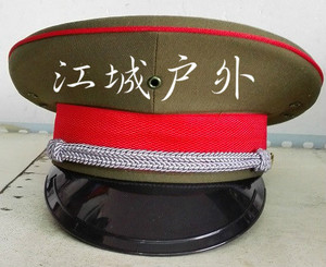 全新退役库存正品87陆干大檐帽 乐队演出道具军迷帽子军迷收藏品