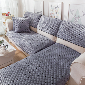 猫岛 现代简约加厚沙发垫布四季通用三人坐垫防滑沙发套罩巾定做