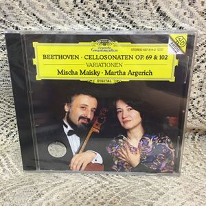 正版现货 环球唱片 麦斯基 阿格里奇-贝多芬大提琴奏鸣曲 1CD