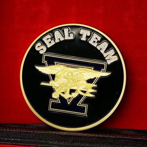 海豹突击队队徽勋章金属奖章定制奖牌纪念章荣誉徽章金银制作