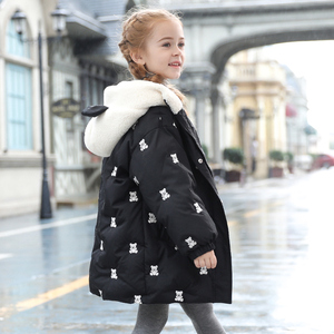 未来之星羽绒服女童中长款2020冬新款洋气可爱加厚外套wg2049320