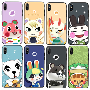可爱动物之森shino手机壳适用iphone动森苹果11华为p30狸克软壳