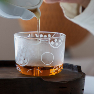 三宅家食器 原创设计日式家用水杯玻璃杯牛奶杯早餐杯果汁茶杯子