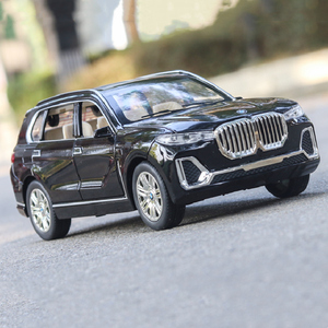 1:24宝马x7新能源suv合金汽车模型仿真金属车模摆件声光回力玩具